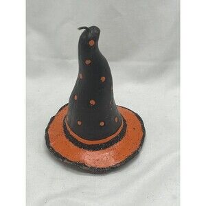 Halloween Witch Hat Wax Candles Boston Warehouse Candles 5"